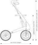 byACRE Carbon Ultralight All-Terrain Rollator - Green