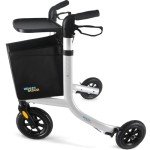 Lightweight 3-Wheel Rollator Walker for Seniors