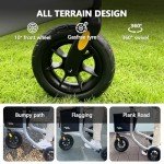Lightweight 3-Wheel Rollator Walker for Seniors