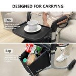 Lightweight 3-Wheel Rollator Walker for Seniors