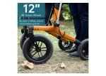 ELENKER All-Terrain Carbon Ultralight Rollator, Orange