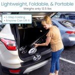Vive Carbon Ultralight Rollator Walker with Seat