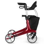 Lightweight Carbon Ultralight Rollator Walker for Seniors
