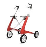 Lightweight Carbon Fiber Rollator Walker – Easy to Transport