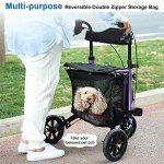 Violet Carbon Ultralight 3-Wheel Rollator