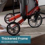 ELENKER Compact 3-Wheel Rollator for Seniors