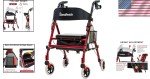 Lightweight Adjustable Rollator Walker for Seniors