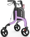 HOMLAND Ultralight 3-Wheel Rollator for Seniors