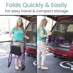 Vive Mobility Ultralight Folding Senior Rollator
