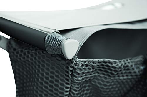 Carbon Ultralight Rollator with Grocery Bag, Grey