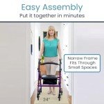 Vive Mobility Ultralight Folding Senior Rollator