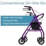 Vive Mobility Ultralight Folding Senior Rollator