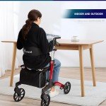Carbon Ultralight Rollator for Easy Mobility