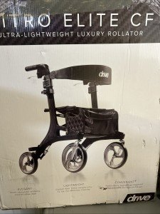 Drive Medical Nitro Elite Carbon Fiber Rollator Chair