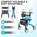 Ultra Lightweight All-Terrain Rollator for Seniors