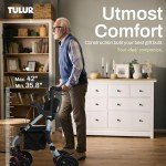 2-in-1 All-Terrain Rollator and Wheelchair Combo