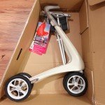 byACRE Carbon Ultralight Rollator Walker - Oyster White