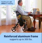 Medline Empower Ultralight Folding Rollator Walker