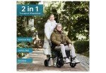 ELENKER 2-in-1 All Terrain Rollator & Wheelchair