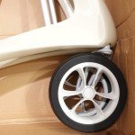 byACRE Carbon Ultralight Rollator Walker - Oyster White