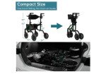 ELENKER 2-in-1 All Terrain Rollator & Wheelchair