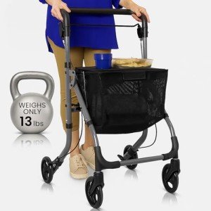 Vive Ultra Lightweight Folding Walker for Seniors