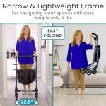 Vive Ultra Lightweight Folding Walker for Seniors