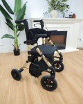 Lightweight Foldable 2-in-1 Rolling Walker Chair