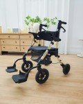 Lightweight Foldable 2-in-1 Rolling Walker Chair