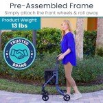 Vive Ultra Lightweight Folding Walker for Seniors