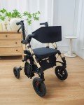 Lightweight Foldable 2-in-1 Rolling Walker Chair