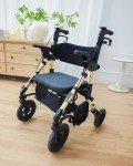 Lightweight Foldable 2-in-1 Rolling Walker Chair