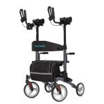 Carbon Ultralight Folding Rollator with 10” Wheels