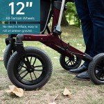 Elenker All-Terrain Ultra-Lightweight Rollator Walker