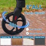 Lightweight 3-Wheel Rollator for Seniors – Blue