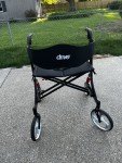 Drive Medical Carbon Ultralight Rollator Walker