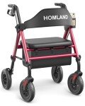 Lightweight Foldable Rollator Walker for Seniors