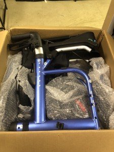 ELENKER 2-in-1 Carbon Ultralight Rollator & Transport Chair