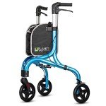 Planetwalk Ultra Lightweight 3-Wheel Rollator Walker