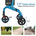 Planetwalk Ultra Lightweight 3-Wheel Rollator Walker