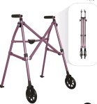 Able Life Lightweight Folding Rollator with Seat