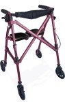 Able Life Lightweight Folding Rollator with Seat