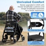 2-in-1 Carbon Ultralight Rollator & Transport Chair
