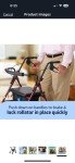 Bariatric Carbon Ultralight Rollator - 500 lb Capacity