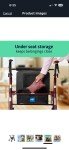 Bariatric Carbon Ultralight Rollator - 500 lb Capacity