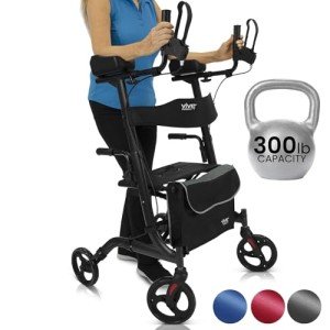 Vive Mobility Lightweight Upright Walker with Seat