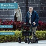 ELENKER All-Terrain Ultralight Rollator with Basket
