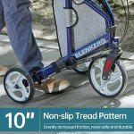 ELENKER Compact 3-Wheel Rollator for Seniors