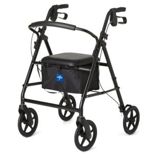 Lightweight Folding Carbon Rollator Walker for Adults