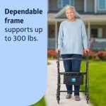 Lightweight Folding Carbon Rollator Walker for Adults